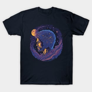 Sad Man at a Night Time T-Shirt